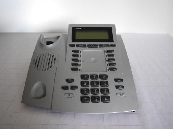 AGFEO Systemtelefon ST 21 UP0 Silber